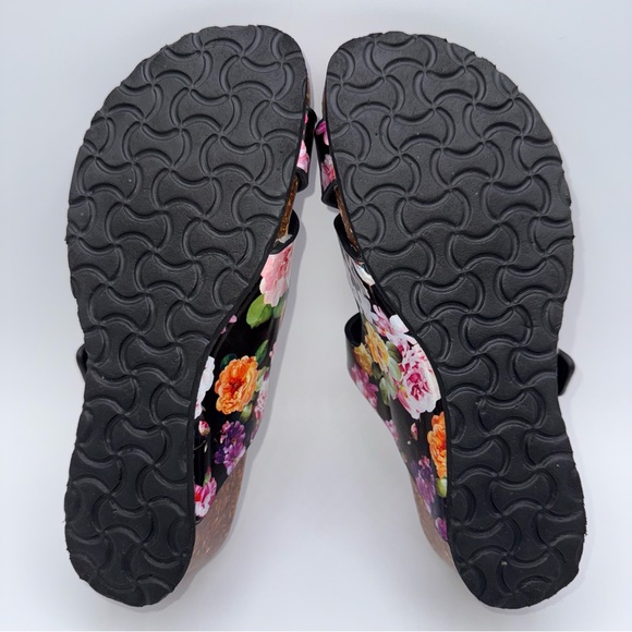 Natural Reflections Floral Women's Sandals Size 7 Like New - Picture 12 of 14